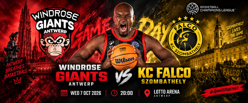 Giants vs Falco — Basketball Champions League